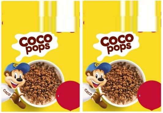 Kelog's Coco Pops Chocolate Breakfast Cereal 420g(2pack)