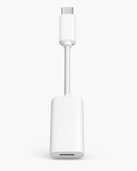 Coverzone Type-C to Lightning Şarj Çevirici iPhone ile Uyumlu USB C Adaptör,lightning kulaklıklarınız yeni nesil type c iphonlarla uymlu hale getirin (Kulaklık Uyumlu ve Görüşme Destekli) - (816)
