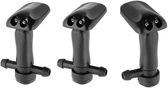 Windshield Washer Nozzles, Saab 9-3 Spray Jets, Windscreen Cleaners, Direct Replacement for Saab 9-3 2003-2011, 3 Pack