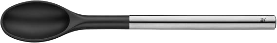 WMF Gourmet Kitchen Spoon, 30 cm, Plastic, Cromargan Stainless Steel, Stirring Spoon with Heat Resistant Plastic Bowl, Dishwasher Safe