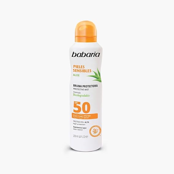 Babaria Sensitive Sunscreen Mist SPF50-200ml