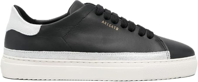Axel Arigato | Clean 90 Glitter Trainers | Blak & Silver | Choose Size