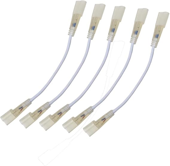 Kablolu Çift Taraflı Neon Led Birleştirme Aparatı 8x16 5 Adet