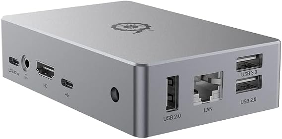 Orange Pi 5 メタルケース、アルミニウム合金素材、アンテナなしのOrange Pi 5シングルボードコンピューターに対応。