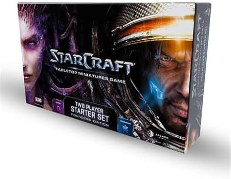 Archon Studio スタークラフト:ミニチュアゲーム 2人用スターターセット – ファウンダーズエディション、テラン対ザーグミニチュアゲーム、英語、対象年齢14歳以上