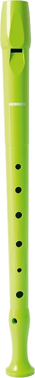 Hohner B9508 Light Green Soprano Flute with German Fingering