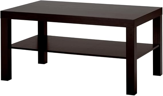 Ikea Lack Sofa Table, Black, Brown, 90 x 55 cm