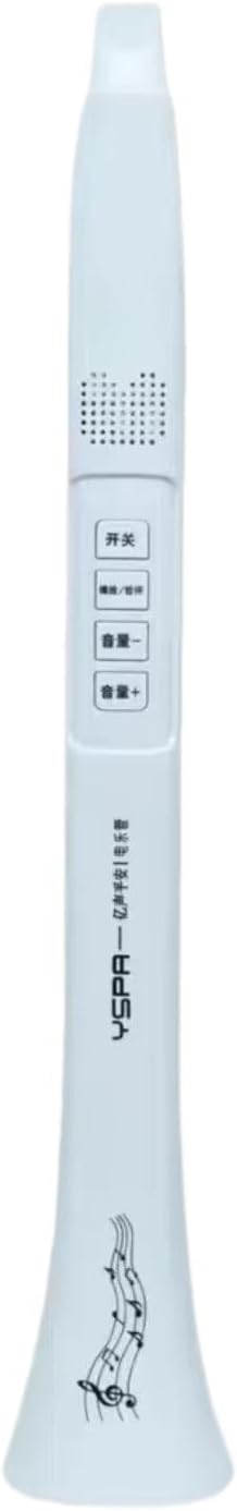 Electronic Wind Instrument Digital Saxophone Electronic Aerophone Portable Musical Instrument Easy to Play Suitable for Adults Beginners And, White