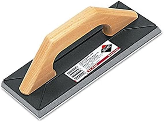 RUBI 65970 | Wooden Handle Rubber Grout Float | for Grouting Ceramic Tiles | Ideal for Filling Joints up to 3 mm Wide | Rubber Grout Float SuperPro
