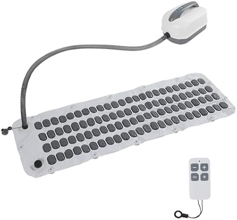 Electric Bubble Bath Mat Portable Spa Bathtub Non-Slip Waterproof Full Body Massager with Suction Cups Adjustable Thermal Bubble Function
