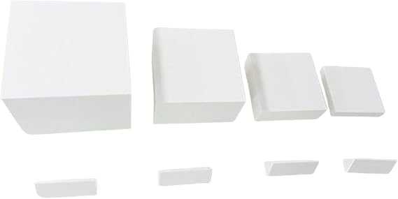 Acrylic Display Stand,Buffet Risers, 4 Pieces Buffet Riser Food Risers for Buffet Table Stotage Organizer Cube Display Nesting Risers Acrylic Riser for Buffet
