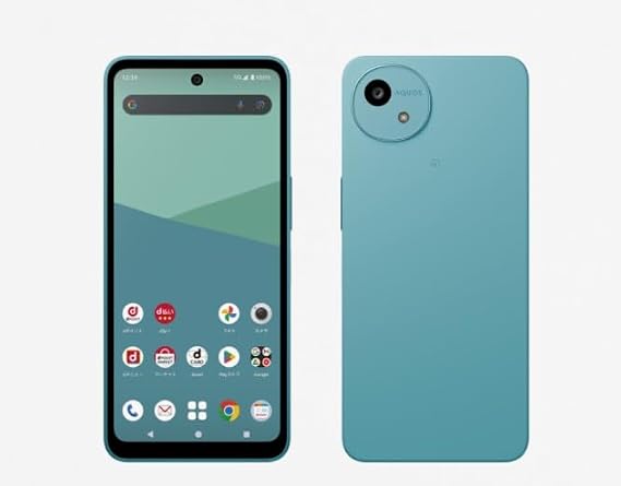 SHARP AQUOS WISH5 SH-52F SIM-Free Green Can be used other than Docomo APN setting required