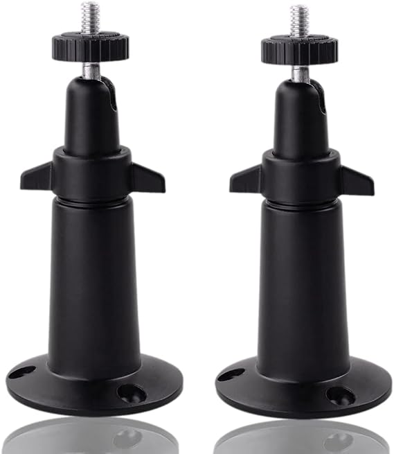 Security Camera Wall Mount Bracket, 2 Pack Black