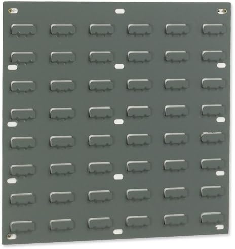 Barton Storage TP1 Louvred Panel Double Indented W457xH438mm Grey Ref 010101/P [Pack of 2]