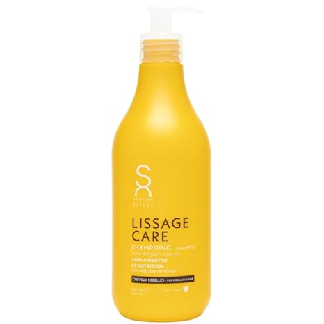Rituel Lissage Care Shampoo with Argan Oil - Disciplined Silky-Straight Hair Without Frizz 500 ml