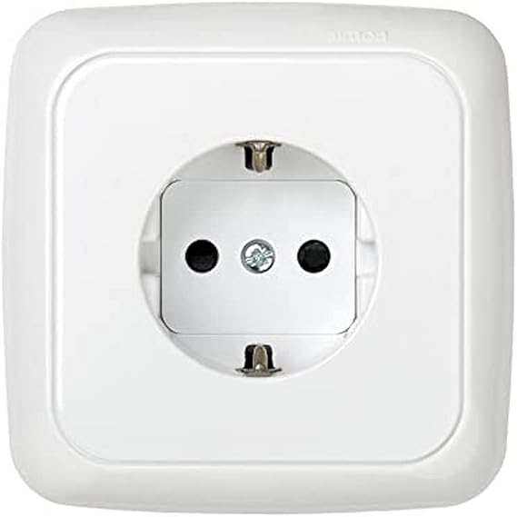 Simon - 31472-60 plug 2p+tt schuko monobloc s-31 bl snow Ref. 6553130064
