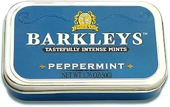 Peppermint Mints Tin 50grams 'Barkleys'