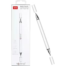 NovStrap TclTab 10L/Nxtpaper/10/10S/7L/7 Lite/Tabmax ile Uyumlu 2in1 Dokunmatik Tablet Kalemi Stylus