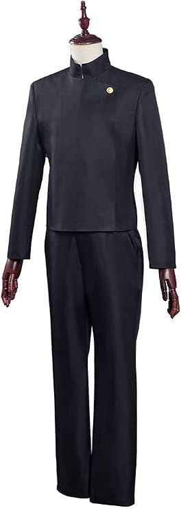 Pawpaw Gojo Uniform, Gojo "Wig Included", Cosplay Costume, Costume, Present, Costume, Event, Parties, Cultural Festival "With Glasses" Gojo Takaoke + Wig Black, M