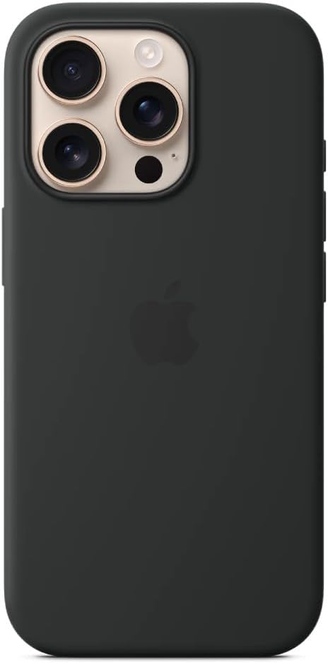 Apple iPhone 16 Pro Silicone Case with MagSafe - Black