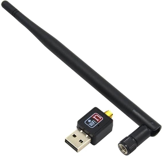 MODDESTORE Wifi Adaptörü 300Mbps 802.11n/g/b USB2.0 Masaüstü Dizüstü PC için Windows MAC Linux Destekler