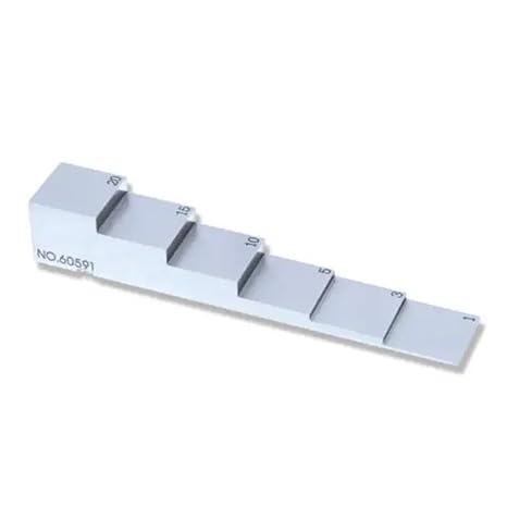 Thickness Calibration Block 6 step 1 3 5 10 15 20mm test block Carbon Steel 1018 steel