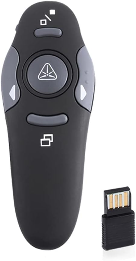 Presentation Clicker Wireless Presenter Remote Control USB Powerpoint Presentation PPT Flip Pen Pointer Clicker Presenter Remote Control Pen with Red Light Remote