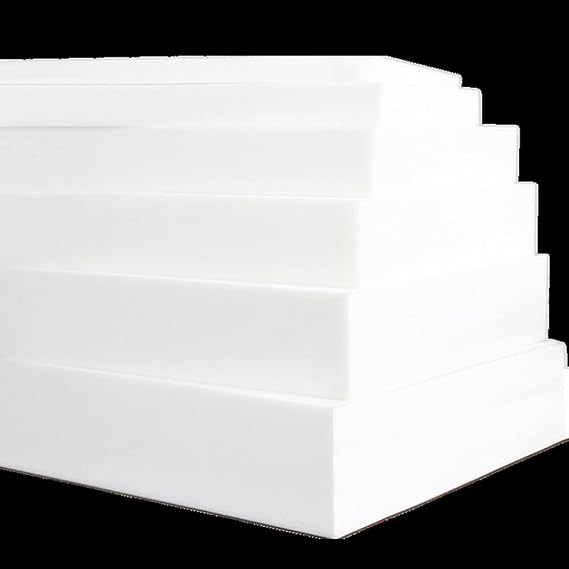 MOTT Replacement Foam High Density Upholstery Foam Cushions,80/100/120/150/180cm Long Sofa Seat Pad,Foam Padding for Chair,Bench,Stool,Easy to Cut