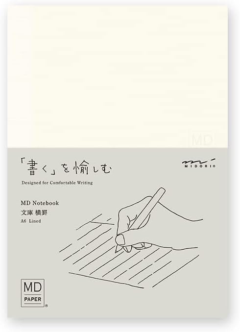 DESIGNPHIL Midori MIDORI Notebook MD Notebook, Bunko, Horizontal A 15288006