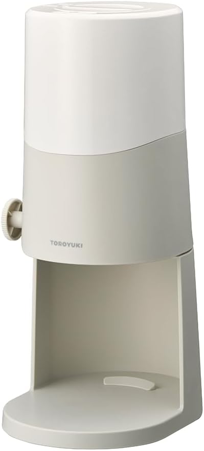 Exclusive Doshisha DTY-B5GY Fluffy Snow Shaved Ice Machine, Electric Type, Includes 2 Ice Cups M, Light Gray