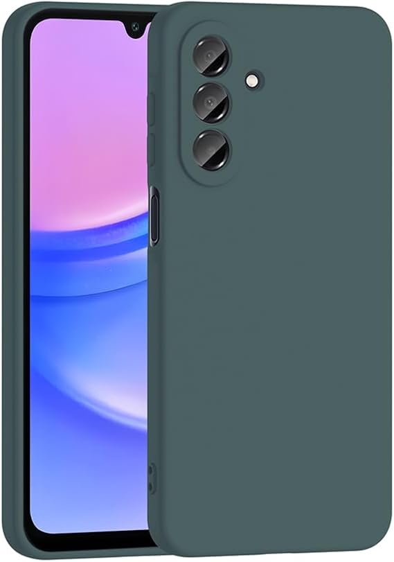 Spia Samsung Galaxy A17 ile Uyumlu Kılıf Koyu Yeşil Lansman Kapak Orijinal (Samsung Galaxy A17 ile Uyumlu, Koyu Yeşil)