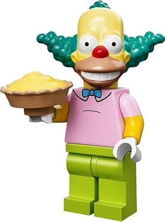 The Simpsons Lego Mini Figure Krusty The Clown