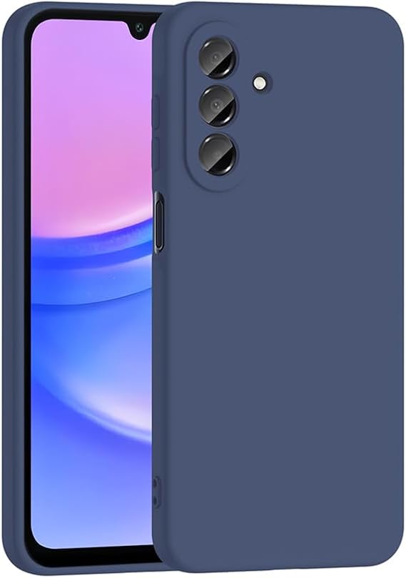 Coverzone Samsung Galaxy A17 İle Uyumlu Kılıf Z-Mara Lansman Vieri Tam Koruma Arka Kapak Kamera Koruma Çıkıntılı Pürüzsüz Yüzey Lacivert