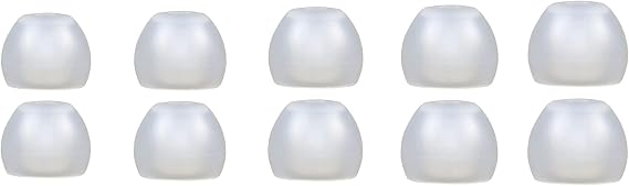 Final - Clear Silicone Type E Eartips Kit with Case and Nozzle Adapter Compatible With 1More, AKG, Audio-Technica, Beats by Dre, Campfire Audio, Empire Ears, Sony, Westone (Multi)