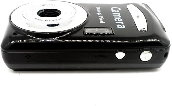 16 Megapixel Digital Camera 1080P HD Video Recorder with 2.4 Inch Screen 16x Zoom Face Recognition Fully Automatic Point and Shoot for Home Travel Vlogging Red(Black)