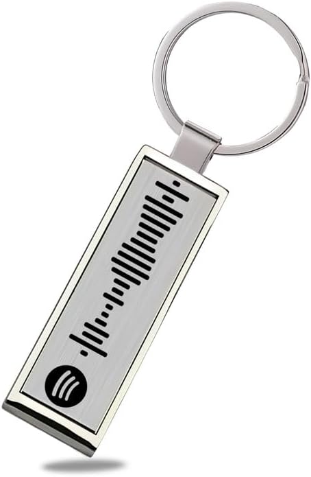 Custom Scannable Spotify Code Keychain