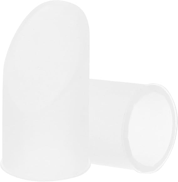 Silicone Teapot Spout Covers 2 Pack White for Kettle Protection