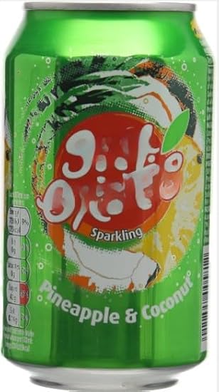 Sparkling Pineapple and Coconut Water Juice Cans 330ml (Pack Of 24) Delicious Tasty And Twisty Treat Gift Hamper