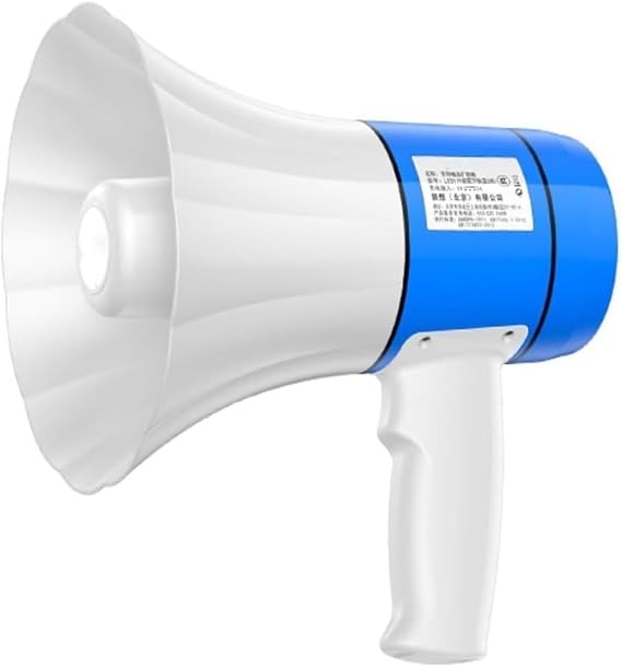Powerful Megaphone Hand Megaphone Megaphones USB Bullhorn Speaker Voice Recording Outdoor With Alarm And Music Powerful Bullhorn