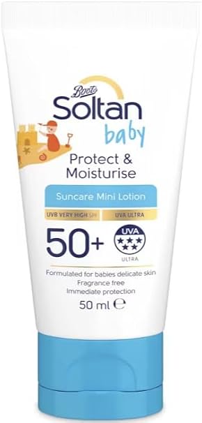 Soltan Baby Protect & Moisturise Suncare Mini Lotion SPF50+ 50ml