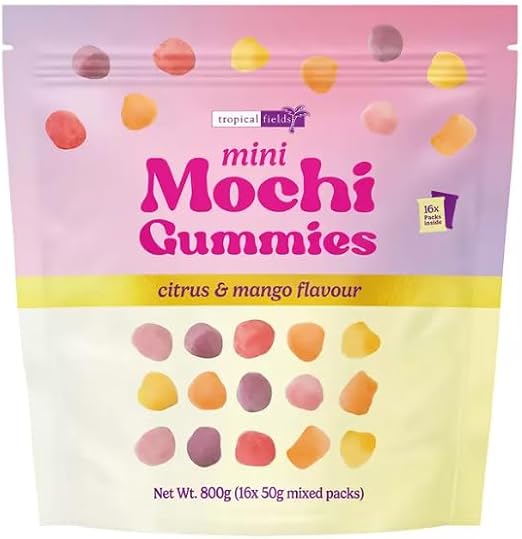 Tropical Fields Mini Mochi Gummies 800g, 16 x 50g