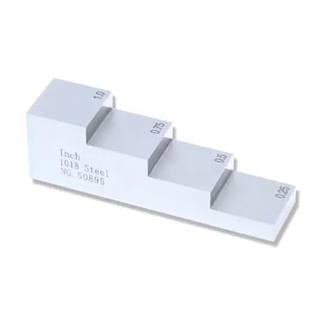 Thickness Calibration Block 4 Step block 0.25"-0.5"-0.75"-1" 1018 steel test block