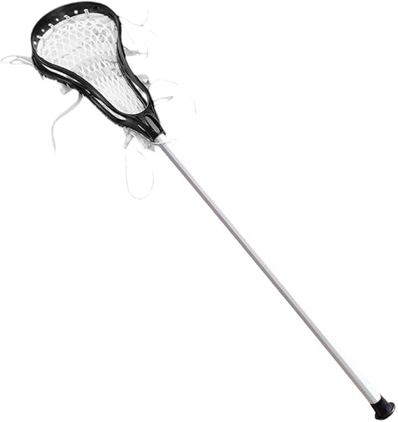 harayaa Lacrosse Stick with Lock Pocket Lightweight Develop Correct Basic, Backyard Practice Team Sports for Beginner Kids Adults