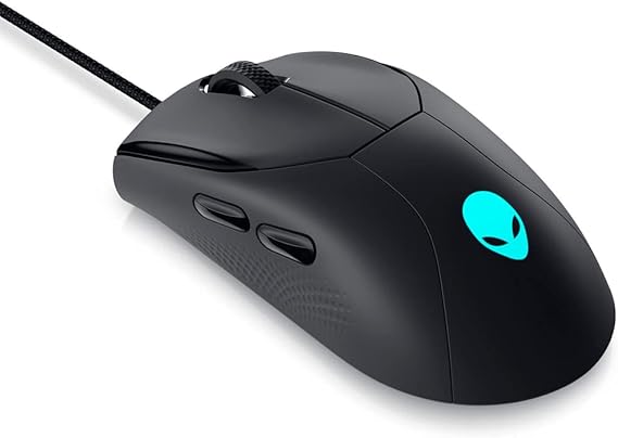 Alienware oyun faresi AW320M, USB Type-A, 19000 DPI, ayın karanlık tarafı
