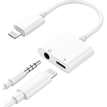 Lightning Headphone Charger Converter Adapter Aux Cable