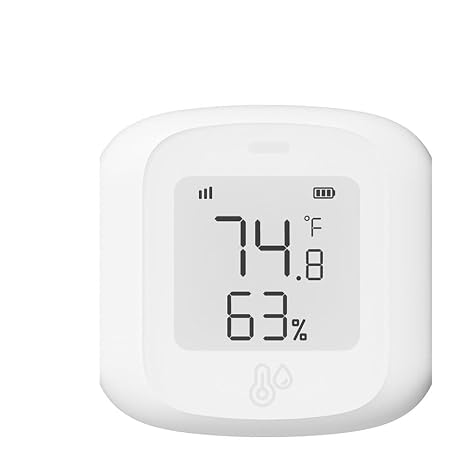 Temperature Humidity Tester,Tuya WiFi Temperature Humidity Tester Digital Display Mobilephone APP Remotely Control Intelligent Linkage Hygrothermograph Smarthome Device