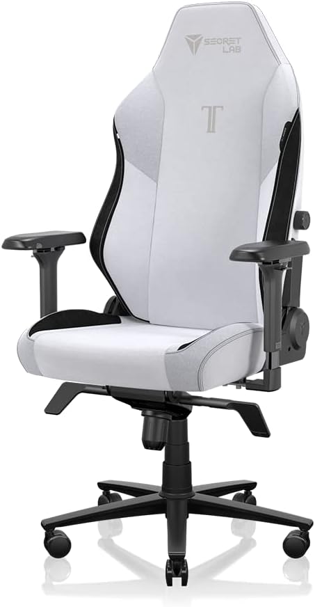 Secretlab TITAN Evo Arctic White Arctic White Gaming Chair R Size Fabric Secret Lab Desk Chair Office Chair Game Ergonomic Ergonomic 4D Armrest Gaming Furniture Adjustable Lumbar Support Gaming Computer Chair Sitting Comfortable Telework 165 Degree M07-E24SW-AWHIT1R Premium