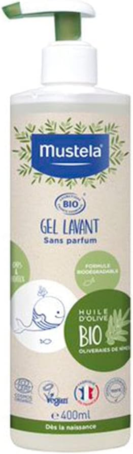 Mustela - Intimate Cleansing Gel for Baby and Child - Gentle Cleanser, Soap-Free and Physiological pH - With Avocado and Aloe Vera - Soothes Discomfort and Provides Comfort - 200ml