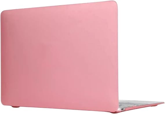 McStorey MacBook Air Kılıf 13 inç A1369 A1466 Uyumlu Mat TPU Sert Kapak İnce Hafif Koruyucu Hard Shell Darbe Emici Laptop Kılıfı Çizilmelere Karşı Koruma Açık Pembe