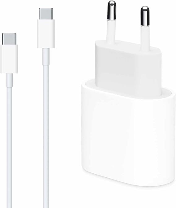 Microsonic Apple iPhone 15 Pro Max için Type-C To Type-C 2 in 1 Şarj Seti [iPhone 15 Pro Max ile Uyumlu Kablo - Beyaz]